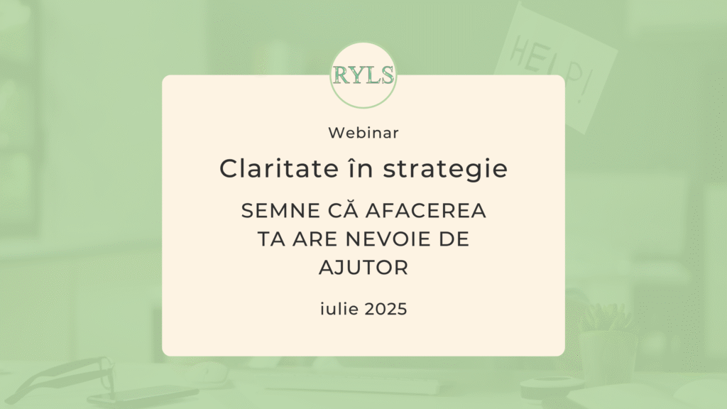 Claritate în strategie - semne că afacerea ta are nevoie de ajutor