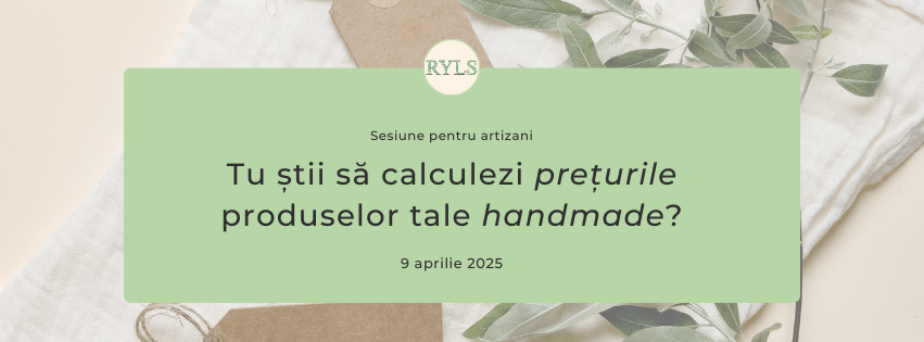 Tu stii sa calculezi preturile produselor tale handmade?