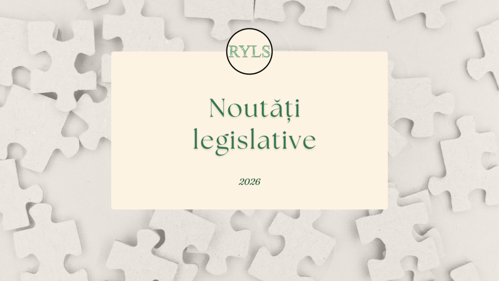 Noutăți legislative 2026